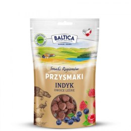 BALTICA Przysmaki regionów indyk z owocami leśnymi 100g