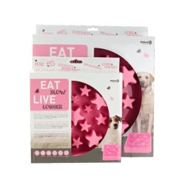 Eat Slow Live Longer STAR miska spowalniająca różowa S