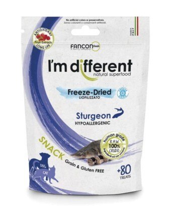 I'm different- Liofilizowana przekąska dla psa - jesiotr