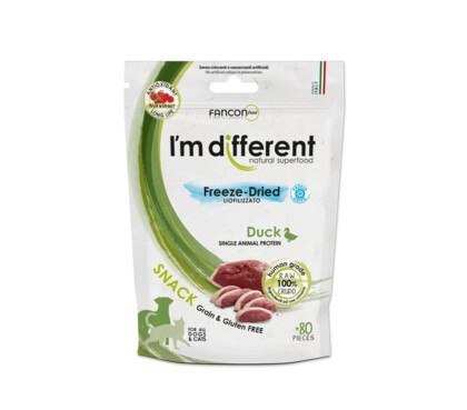 I'm different- Liofilizowana przekąska dla psa - kaczka
