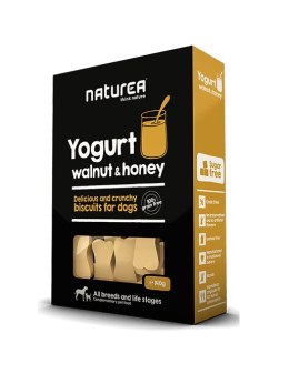 NATUREA Jogurt z miodem i orzechami - bezzbożowe biszkopty dla psów, 140g