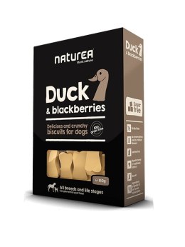 NATUREA Kaczka z jeżynami - bezzbożowe biszkopty dla psów, 140g