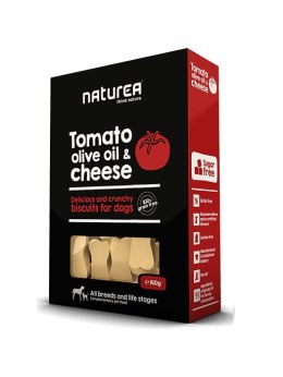 NATUREA Pomidor z oliwą i parmezanem - bezzbożowe biszkopty dla psów, 140g