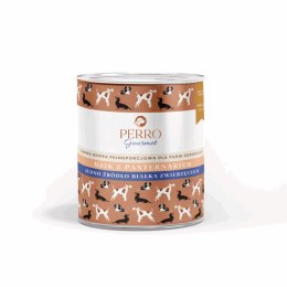 PERRO Karma mokra dla psa Dzik z pasternakiem - monobiałkowa formuła dla psów dorosłych 850g
