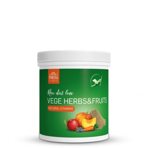 POKUSA RawDietLine VegeHerbs&Fruits - warzywa, owoce i zioła 200g POKUSA RawDietLine VegeHerbs&Fruits - warzywa, owoce i zioła 200g