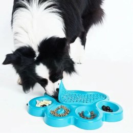 Pet Dream House Paw- Miska spowalniająca 2w1 niebieska