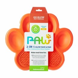 Pet Dream House Paw- Miska spowalniająca 2w1 pomarańczowa