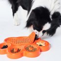 Pet Dream House Paw- Miska spowalniająca 2w1 pomarańczowa Pet Dream House Paw- Miska spowalniająca 2w1 pomarańczowa