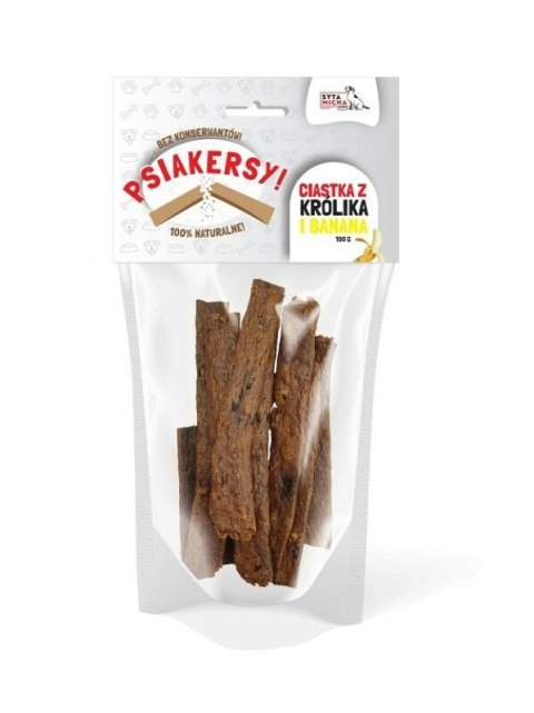Psiakersy Królik z bananem 100g SYTA MICHA Psiakersy Królik z bananem 100g SYTA MICHA
