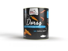 SYTA MICHA Karma mokra dla psa dorsz z marchewką i krylem 800g