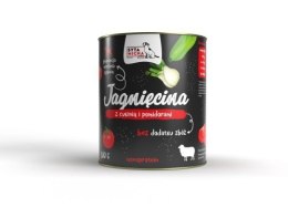 SYTA MICHA Karma mokra dla psa jagnięcina z cukinią i pomidorami 800g