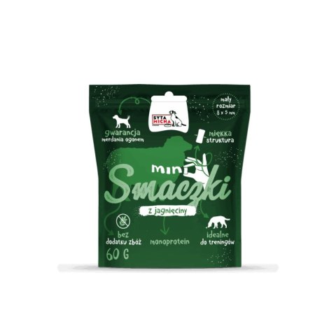 SYTA MICHA Mini smaczki dla psa z jagnięciny 60g SYTA MICHA Mini smaczki dla psa z jagnięciny 60g