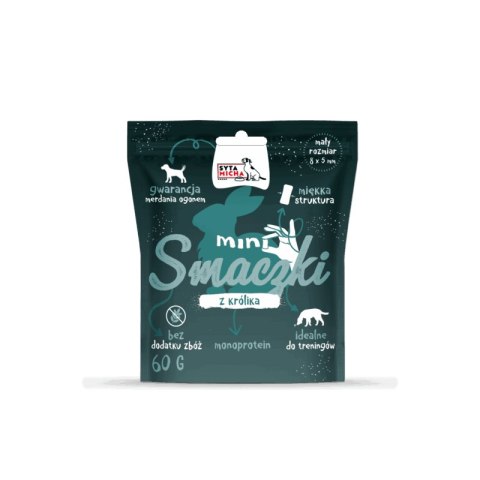 SYTA MICHA Mini smaczki dla psa z królika 60g SYTA MICHA Mini smaczki dla psa z królika 60g