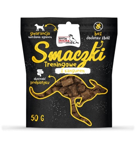 SYTA MICHA Smaczki treningowe z kangurem 50g SYTA MICHA Smaczki treningowe z kangurem 50g