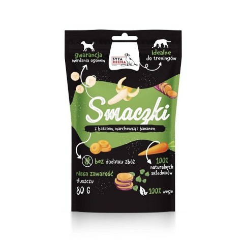 Smaczki dla psa z batatem, marchewką i bananem [WEGE] SYTA MICHA