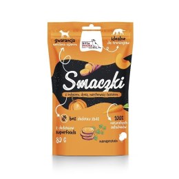 Smaczki z indykiem, dynią, marchewką i batatami 80g SYTA MICHA