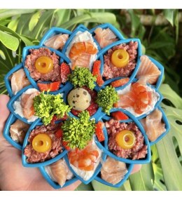 SodaPup Mandala Feeder Blue- Miska spowalniająca
