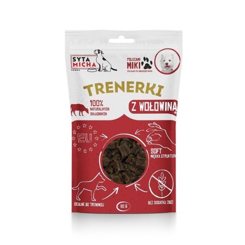 TRENERKI z wołowiną 80g SYTA MICHA TRENERKI z wołowiną 80g SYTA MICHA