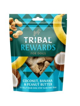 TRIBAL Kokos, banan i masło orzechowe ciastka dla psa domowej roboty 125 g