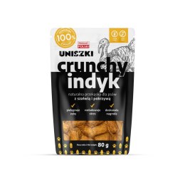 UNISZKI Crunchy indyk - Szałwia Pokrzywa przysmak dla psa 80g