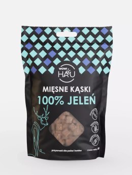 WOW! HAU - Mięsne kąski 100% JELEŃ