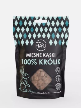 WOW! HAU - Mięsne kąski 100% KRÓLIK 120G