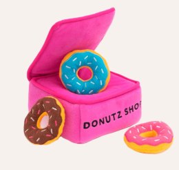 ZippyPaws pluszowa zabawka dla psa norka- Box z donutami