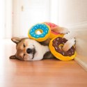ZippyPaws pluszowy donut dla psa- truskawkowy