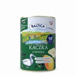 BALTICA Karma mokra dla psa kaczka z gruszką 400g