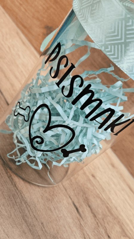 BambiStore- Szklany pojemnik na PSISMAKI 1l