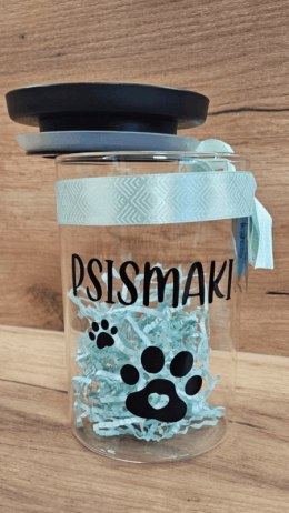 BambiStore- Szklany pojemnik na PSISMAKI 1l