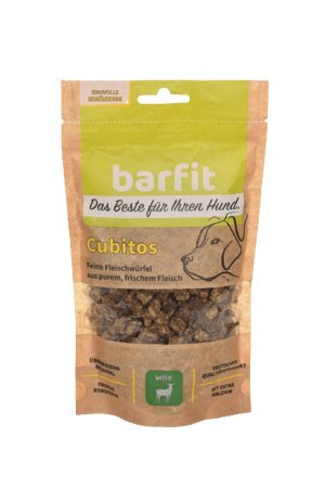 Barfit Kostki mięsne Cubitos dla psa - dziczyzna 200g Barfit Kostki mięsne Cubitos dla psa - dziczyzna 200g