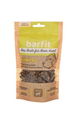 Barfit Kostki mięsne Cubitos dla psa - konina 200g Barfit Kostki mięsne Cubitos dla psa - konina 200g