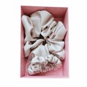 ByDANIELLE Zestaw scrunchie dla właściciela i psiaka-Beige/ beżowy
