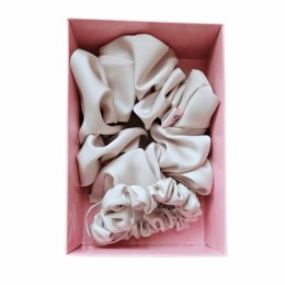 ByDANIELLE Zestaw scrunchie dla właściciela i psiaka-Beige/ beżowy