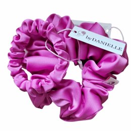 ByDANIELLE Zestaw scrunchie dla właściciela i psiaka-Mauve/ Soczysty róż