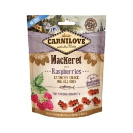 CARNILOVE Crunchy Snack - chrupiące przysmaki dla psa z makrelą i malinami 200 g *zawiera tłuszcz z kurczaka