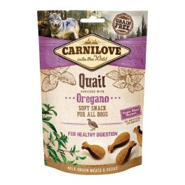CARNILOVE Soft Snack - miękkie przysmaki dla psa z przepiórką i oregano 200 g *zawiera wątróbkę drobiową