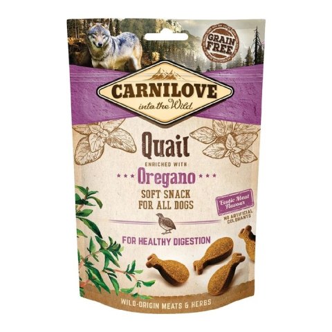 CARNILOVE Soft Snack - miękkie przysmaki dla psa z przepiórką i oregano 200 g *zawiera wątróbkę drobiową CARNILOVE Soft Snack - miękkie przysmaki dla psa z przepiórką i oregano 200 g *zawiera wątróbkę drobiową