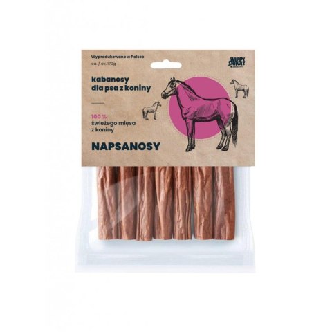 HAPPYSNACKY NAPSANOSY z koniny 7szt.
