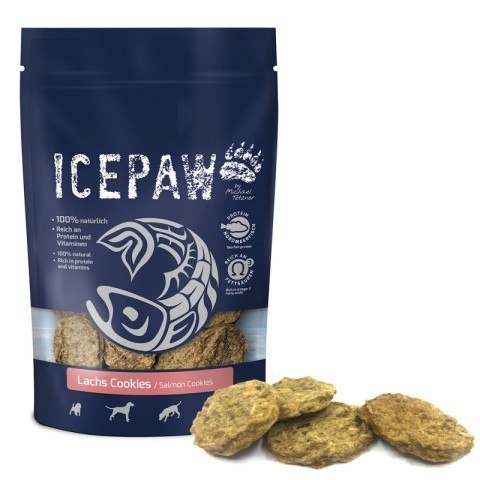 ICEPAW Lachs Cookies - ciasteczka z łososia i białych ryb (100g) ICEPAW Lachs Cookies - ciasteczka z łososia i białych ryb (100g)