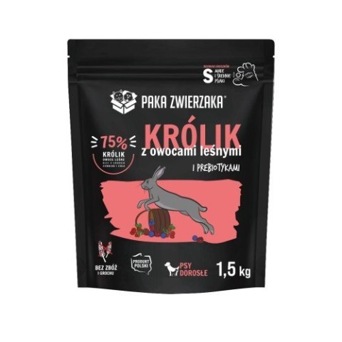 Karma sucha dla psa SH Królik i owoce leśne 1,5 kg