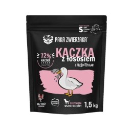 Karma sucha dla szczeniąt Kaczka i łosoś 1,5kg