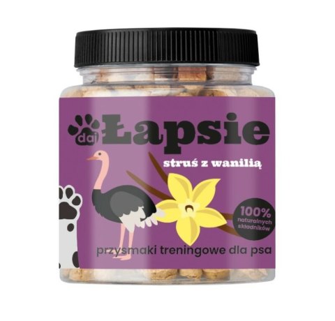 ŁAPSIE STRUŚ Z WANILIĄ 300G ŁAPSIE STRUŚ Z WANILIĄ 300G