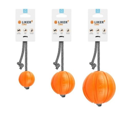 LIKER CORD piłka na sznurku dla psów ras małych 5cm