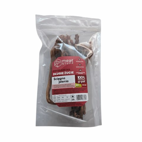 MEATSTUFF Premium Ścięgno achillesa jelenia małe 5 szt. MEATSTUFF Premium Ścięgno achillesa jelenia małe 5 szt.