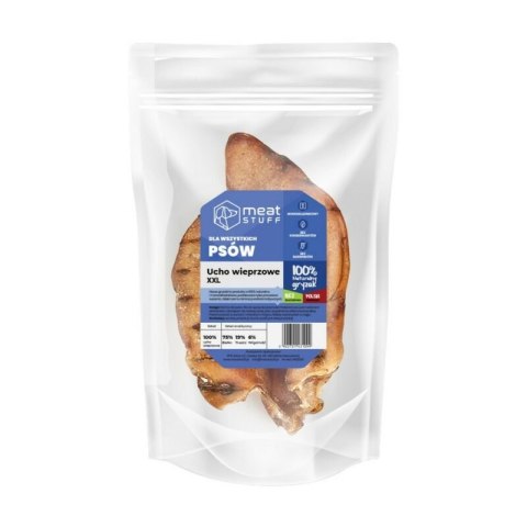MEATSTUFF- Ucho wieprzowe XXL gryzak naturalny dla psa 1szt