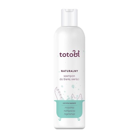 Naturalny szampon do białej sierści 300ml TOTOBI