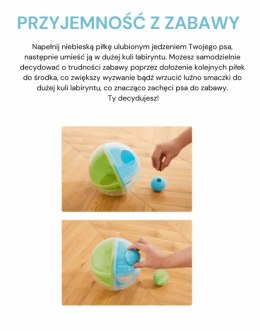 Nina Ottosson KULA LABIRYNT dla psa ZIELONA