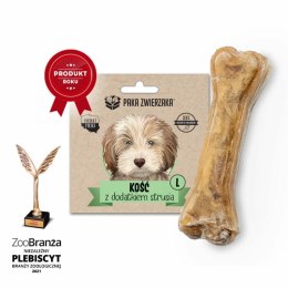 PAKA ZWIERZAKA Kość z dodatkiem strusia L 13,5cm